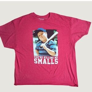The Sandlot You're Killing Me Smalls T-Shirt Men Sz XXL Red Cotton Blend Graphic